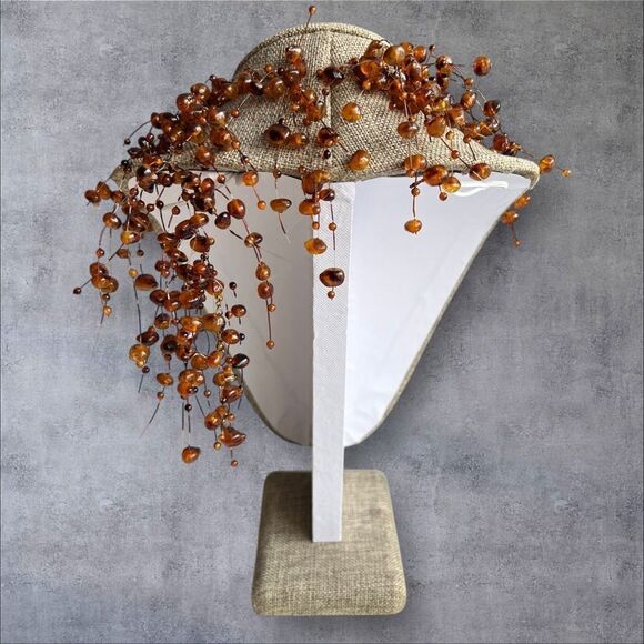 Steampunk-Inspired Funky Beaded and Cross Necklace -adjustable length - Picture 4 of 7